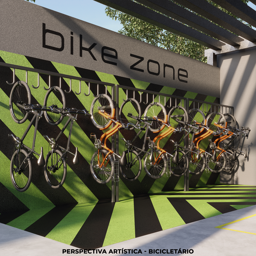 Perspectiva Artística do Bicicletário