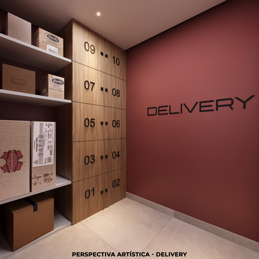 Perspectiva Artística do Espaço Delivery